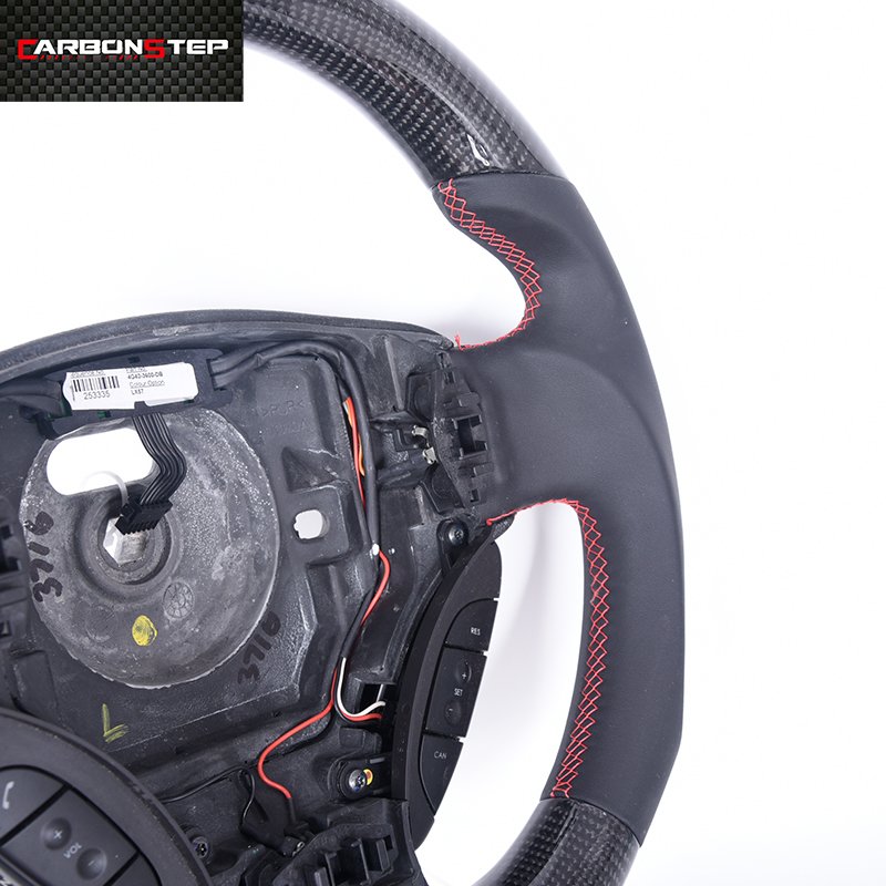 Carbon fiber car steering wheel for Aston Martin