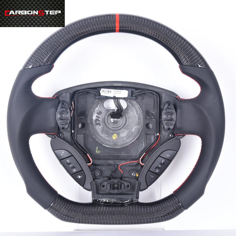 Carbon fiber car steering wheel for Aston Martin