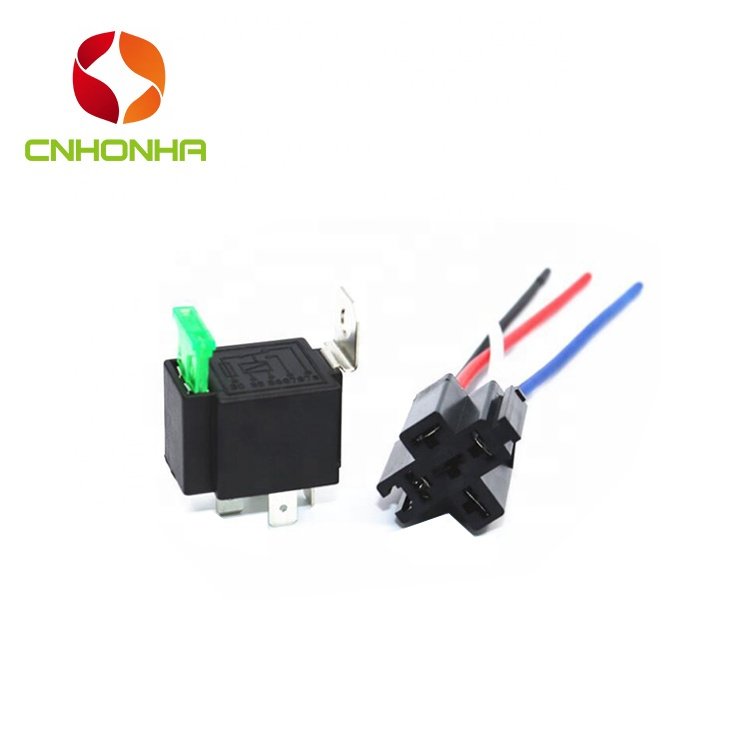 Auto Relay Automotive Relays 30amp 12v Relay 5 Pin with Fuse
