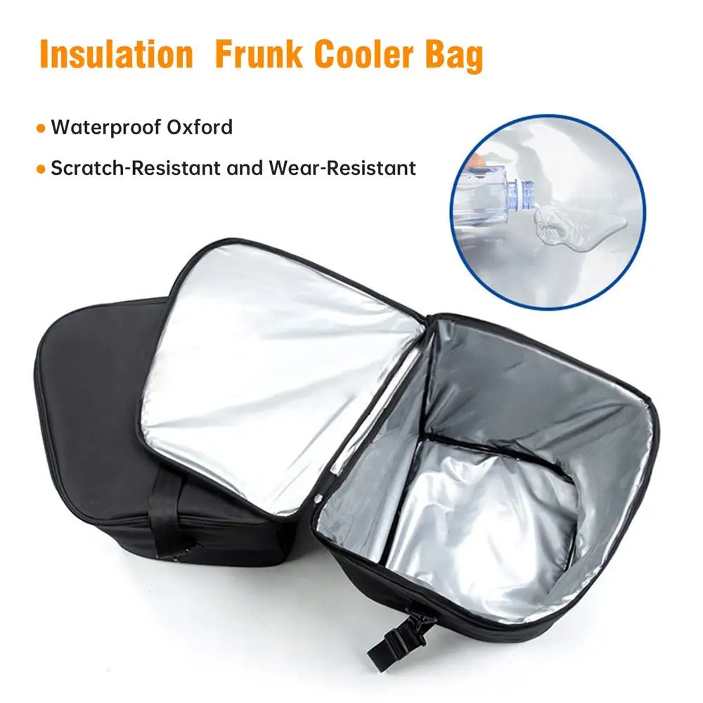 Frunk Cooler Organizer Insulation Bag Front Trunk Storage Organizers for Tesla Model 3 Y Insulated Cooler Bag
