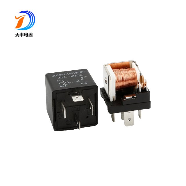 China's Safety 12VDC 40A 60A Auto Relay 5 Pin Miniature Electromagnetic Relay High Power Contact Load Use JD1912 JD1914