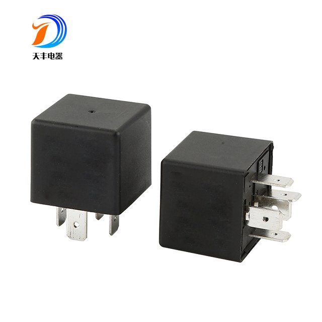China's Safety 12VDC 40A 60A Auto Relay 5 Pin Miniature Electromagnetic Relay High Power Contact Load Use JD1912 JD1914