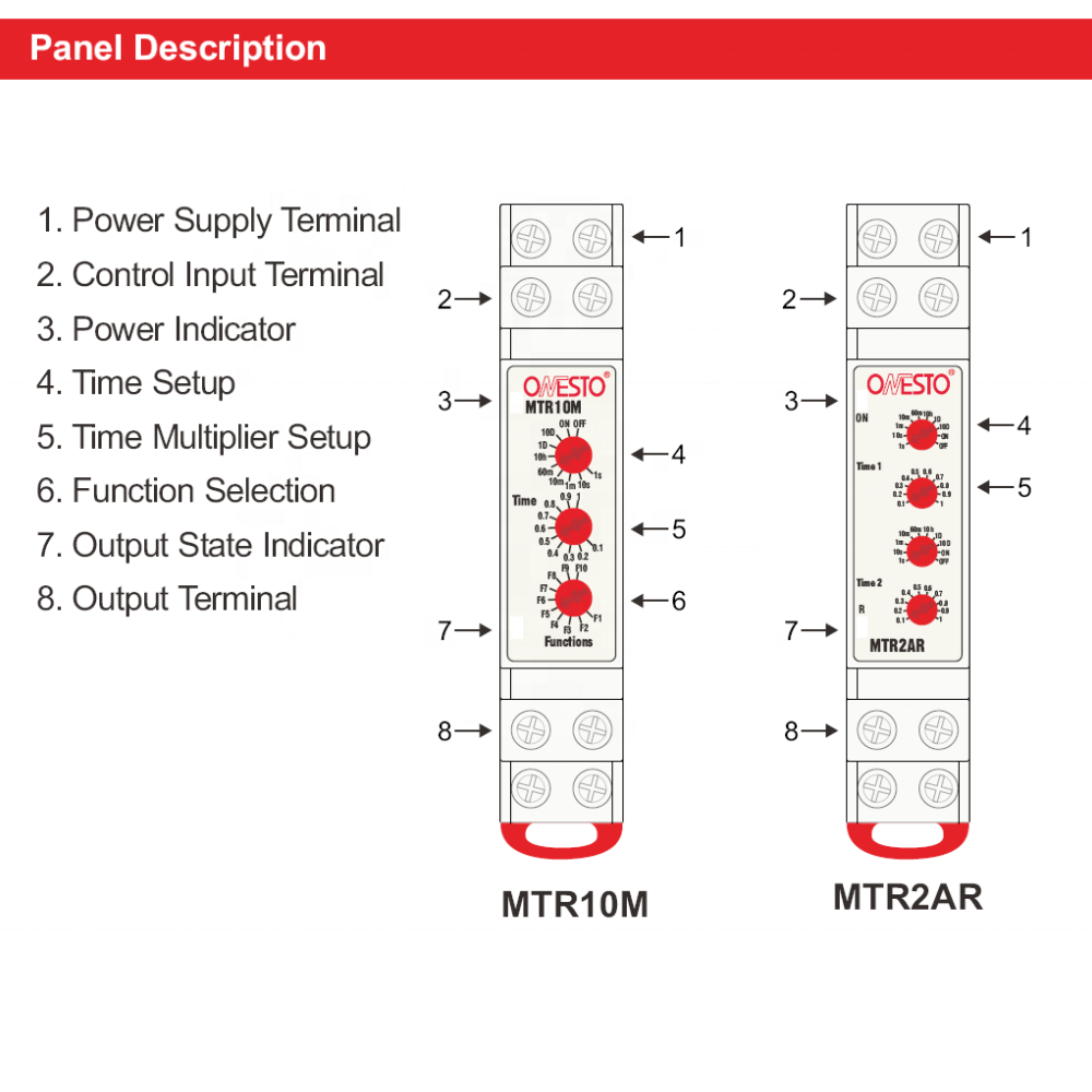 Multiple Function Time Relay 220v 250v Voltage Control Single Shot Modular Timer Relay On Off Delay Relay Breaker