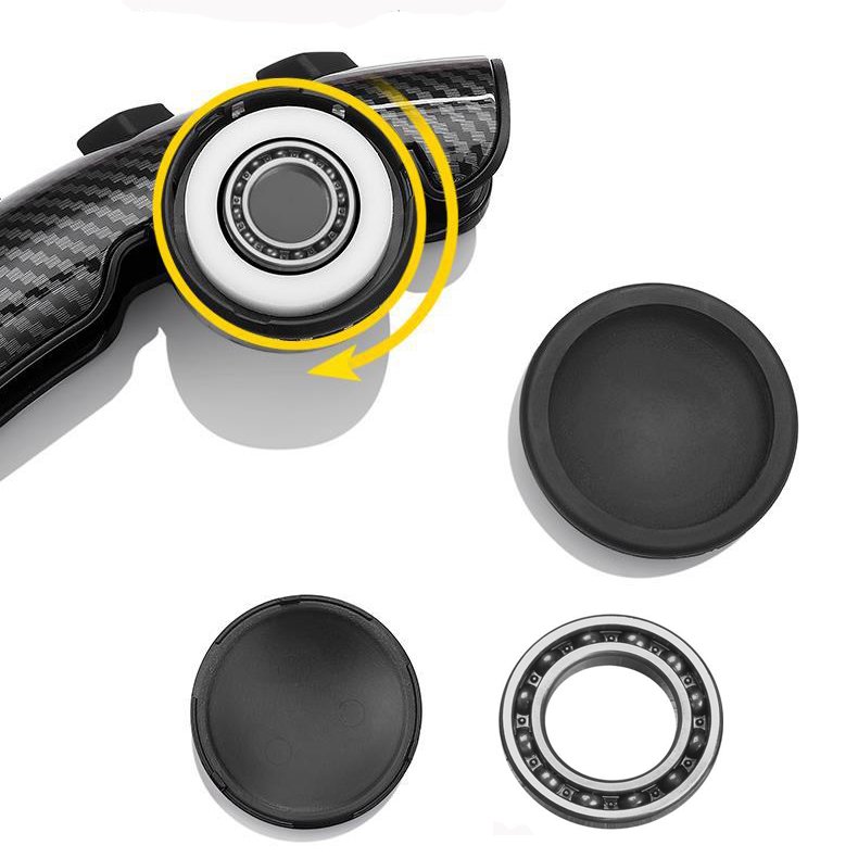 New carbon fiber pattern car steering wheel non-slip ferrule booster steering wheel cover