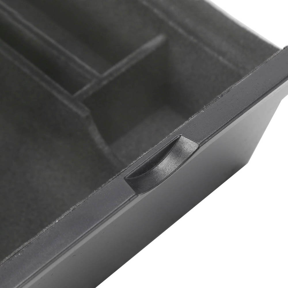 Central Control Armrest Storage Box Flocking ABS Anti-Skid Shockproof Hidden Storage Organizer Box Accessories for Model 3