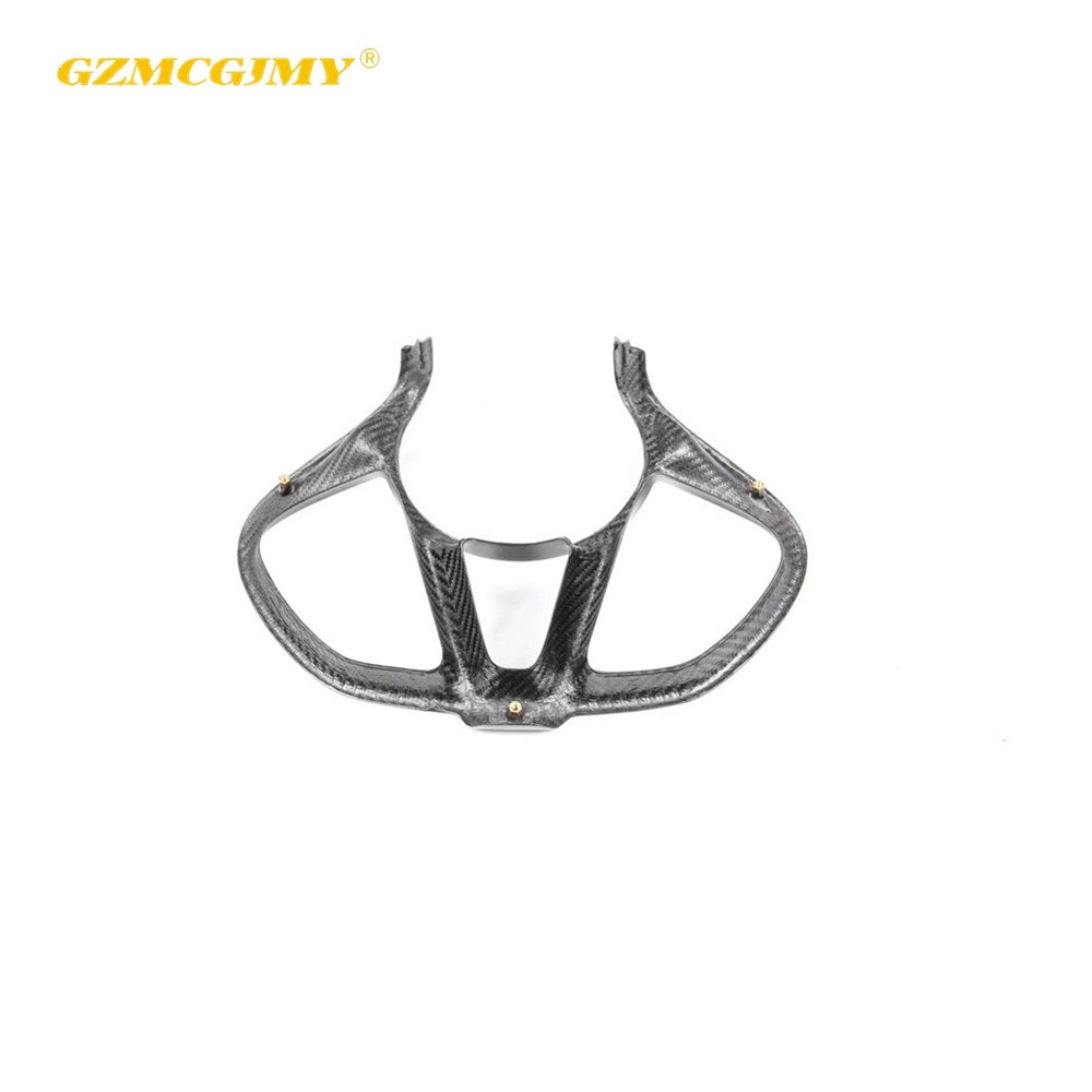 High quality car steering wheel cover replaces OEM interior for McLaren 720S carbon fiber steering wheel decorative cover