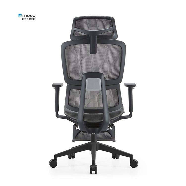 Multi-Functional High Back Mesh Chair Ergonomic Office Chair With Footrest