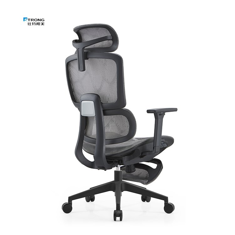 Multi-Functional High Back Mesh Chair Ergonomic Office Chair With Footrest