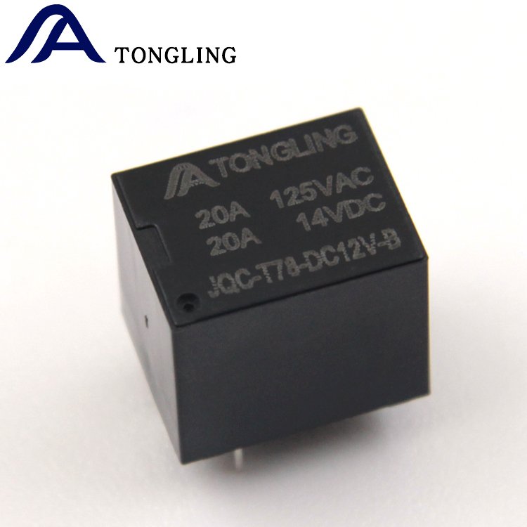 T78 relay 12v 20A 0.6W Auto Relay 4pin form B