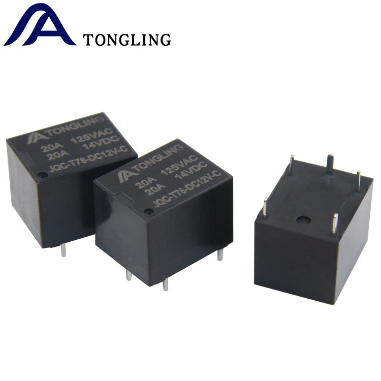 T78 relay 12v 20A 0.6W Auto Relay 4pin form B