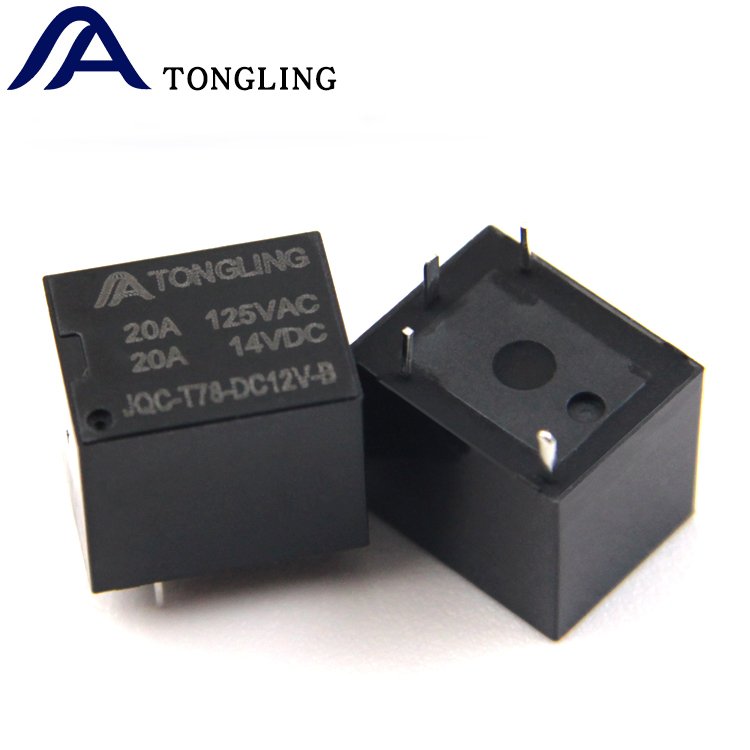 T78 relay 12v 20A 0.6W Auto Relay 4pin form B