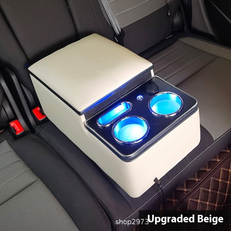 Neutral Type ABS Rear Seat Center Handrail Storage Box Second Row Middle Armrest Box