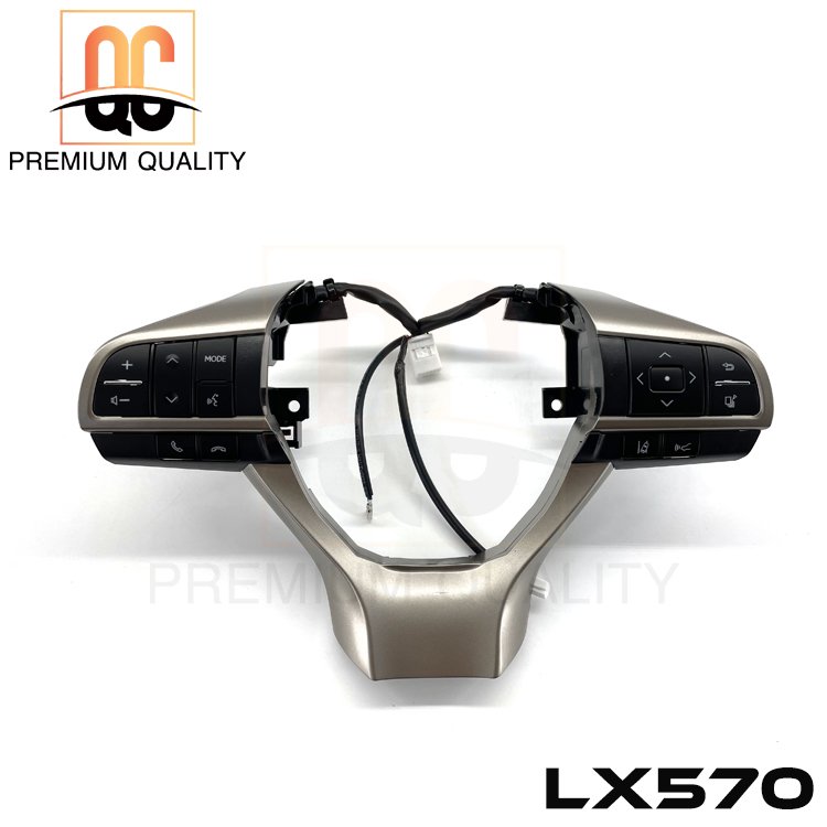 Hot sell car spare parts of black smooth leather car steering wheel assembly for LX570 LM 2008-