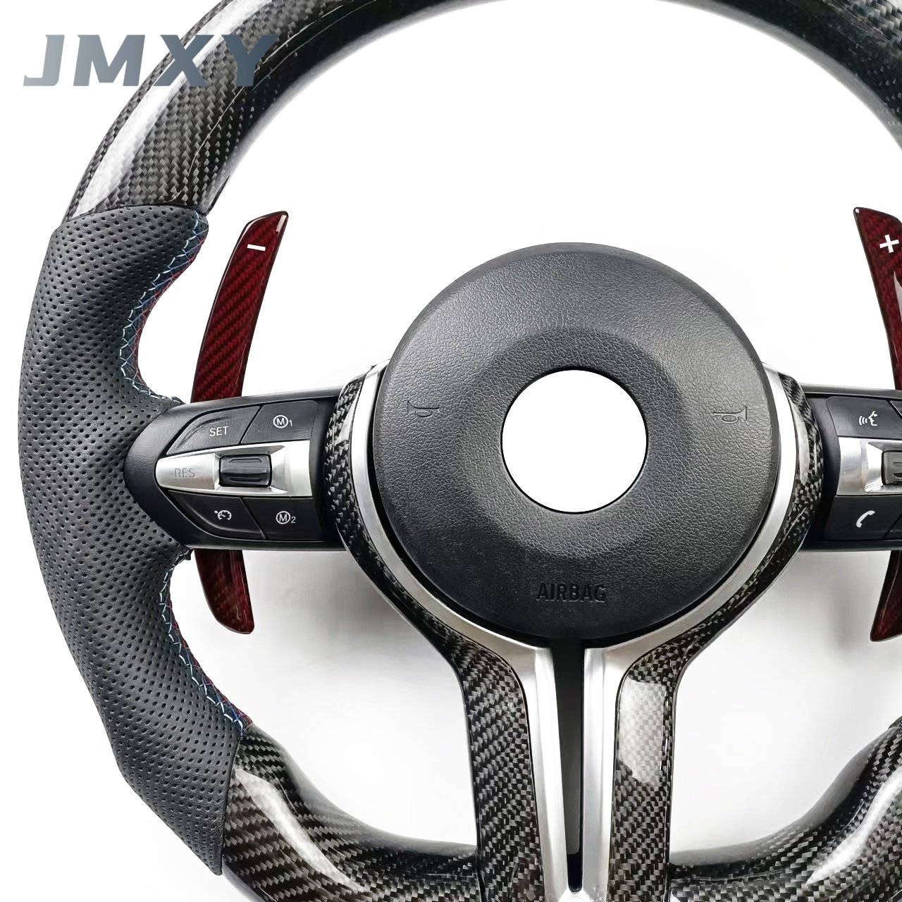 Hot-selling suitable for BMW F10 F15 F20 F21 F40 F30 F34 F80 high-end customized car accessories carbon fiber steering wheel