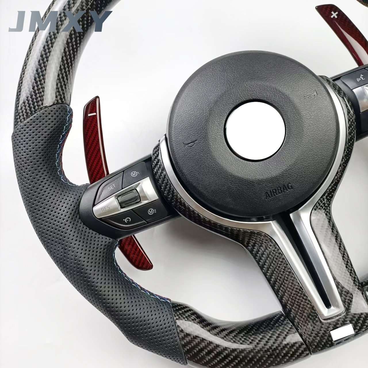 Hot-selling suitable for BMW F10 F15 F20 F21 F40 F30 F34 F80 high-end customized car accessories carbon fiber steering wheel
