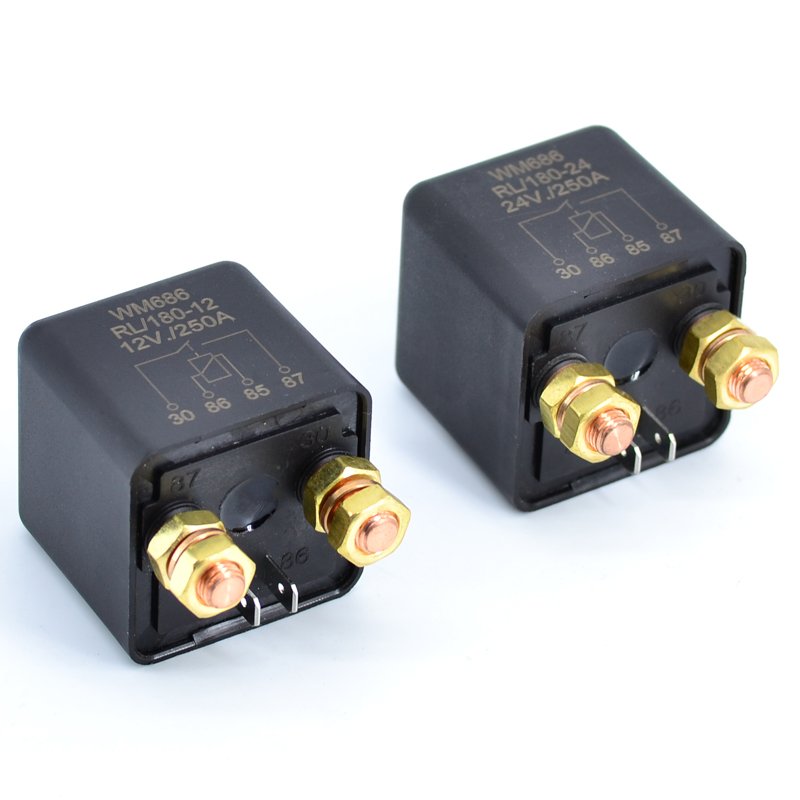 2pin 4pin Waterproof Automobile Relay 120A 12V 24V Designed for Large Equipment and Machinesn