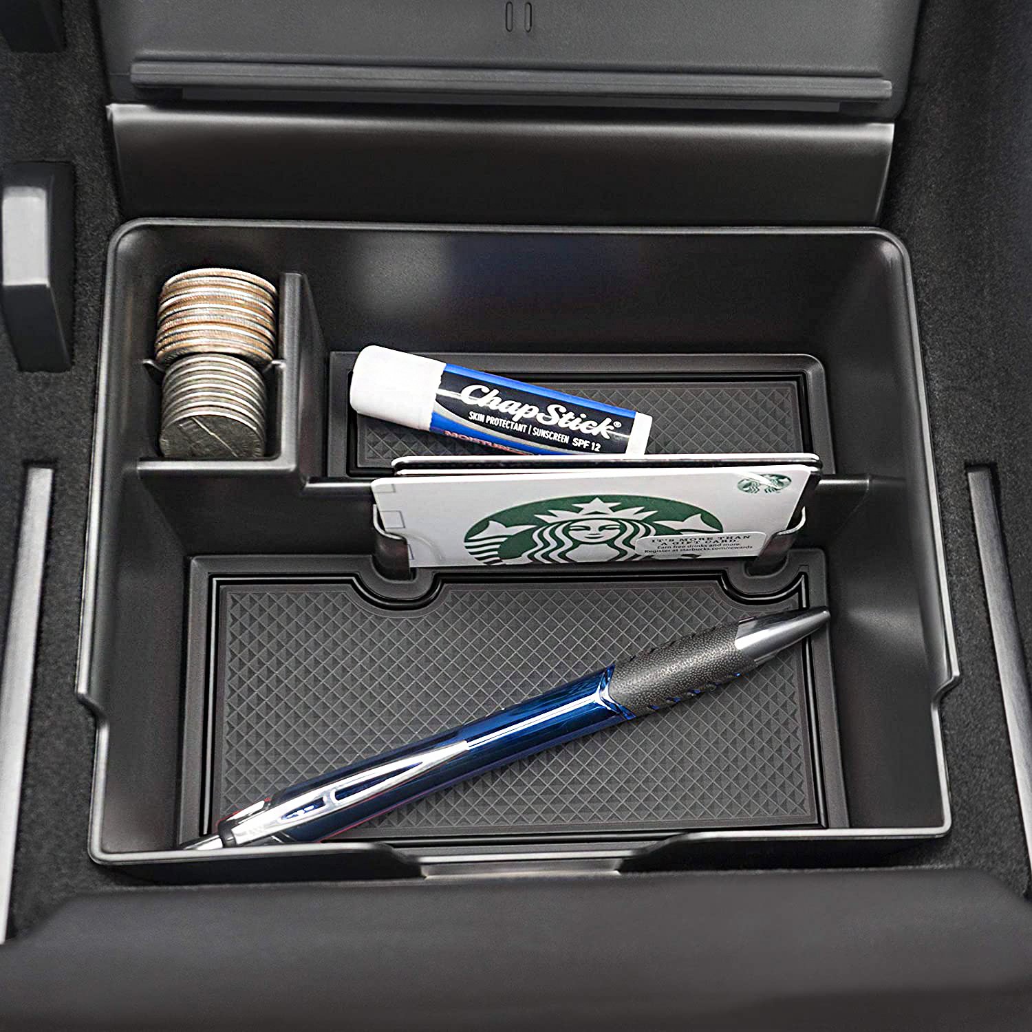 Center Console Armrest Organizer Tray Sunglass Holder Storage Box Container for Tesla Model 3 Model Y
