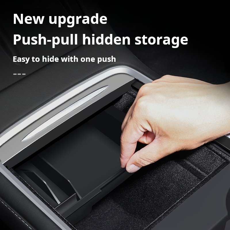 Tesla Model Y/3 Center Control Storage Box ETC Center Control Side Seat Under the Storage Box Wholesale