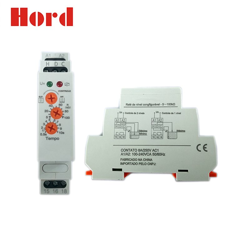 Hord Electric's Latest Miniature Modular Level Monitoring Relays Multi-Voltage Emptying Filling Function NEW VERSION Electric