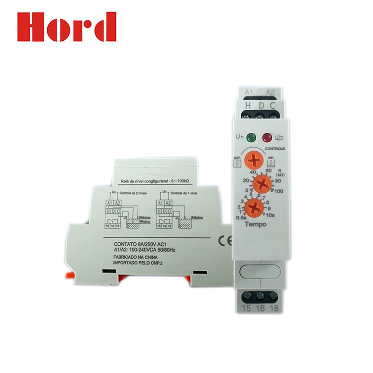 Hord Electric's Latest Miniature Modular Level Monitoring Relays Multi-Voltage Emptying Filling Function NEW VERSION Electric