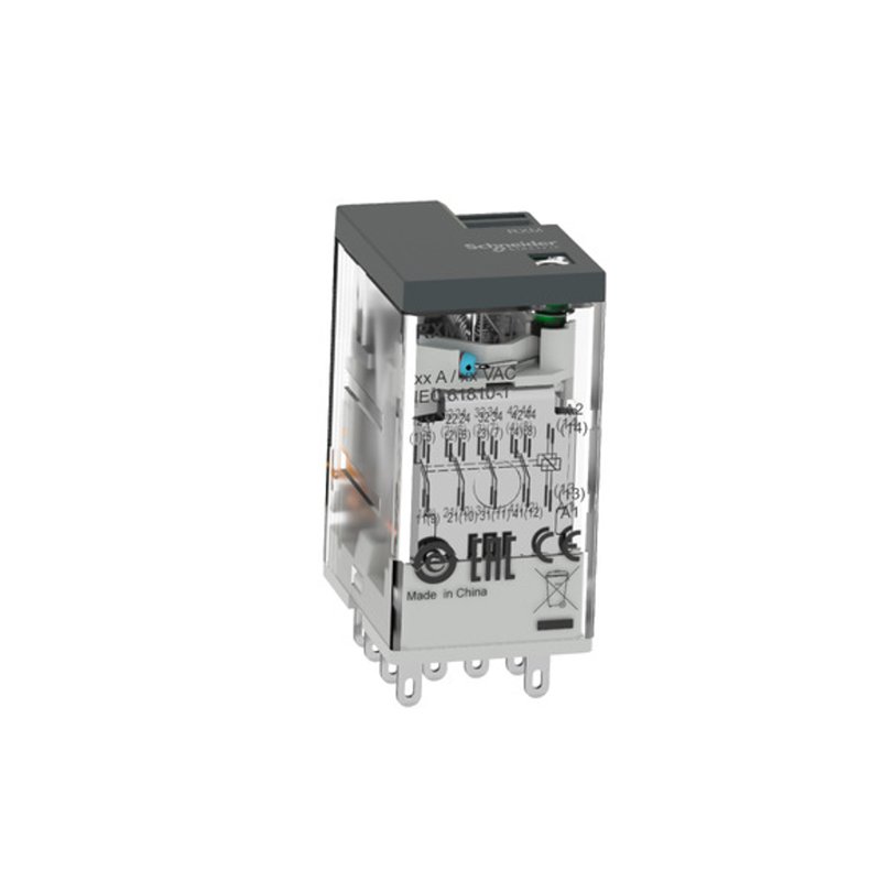 Schneiderr RXM-L Series Small Relay RXM4LB2F7 AC120V 4NO+4NC 3A