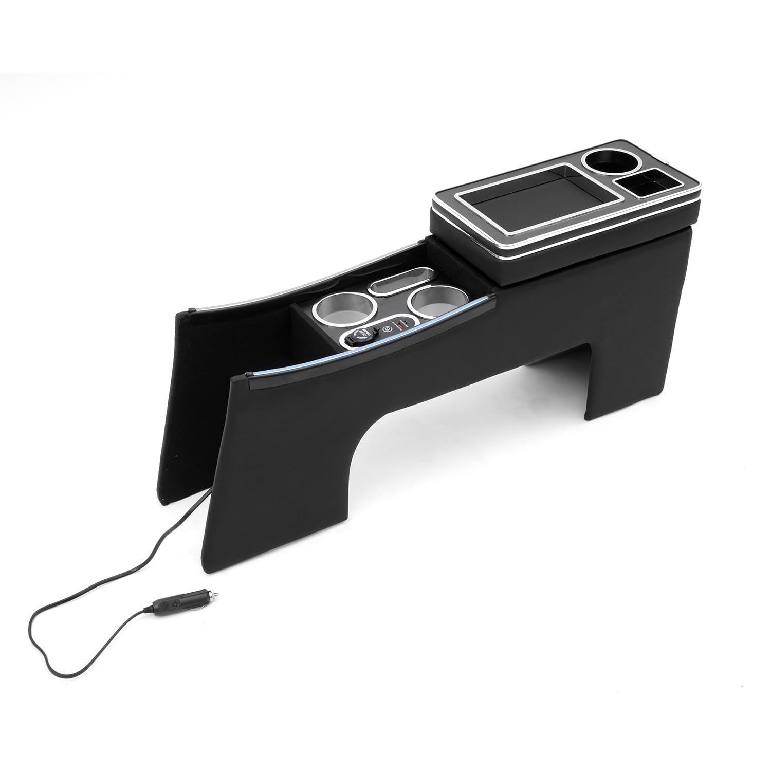 Toyota Voxy/Noah 80 Series Console Box Hybrid Car Estima Esquire 80 Console Type-C QC3.0 NOAH VOXY ESQUIRE Storage Box