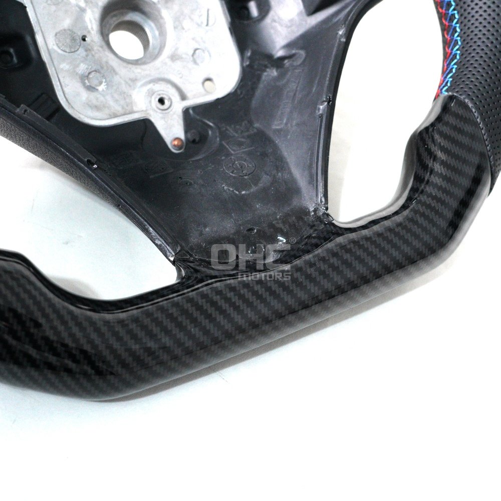 US In Stock Mahogany Wood E90 M Sport Steering Wheel For Bmw E92 E93 E91 E93 M3 Steering Wheel Ohc Motors