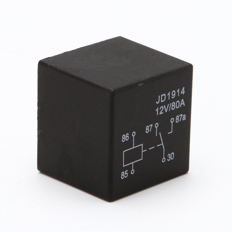 Factory Supply 70A 80A 12V 24V 4pin Large Current Auto Starting Relay JD1912 Waterproof Plug-in Relay