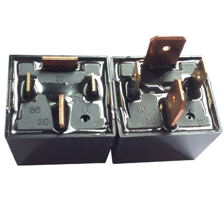 Factory Supply 70A 80A 12V 24V 4pin Large Current Auto Starting Relay JD1912 Waterproof Plug-in Relay