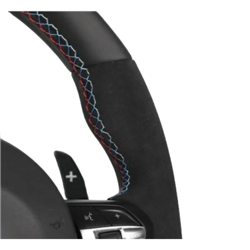 For BMW M3 M5 M6 F01 F02 F06 F07 F10 F11 F12 F13 F30 F32 F80 F91 E90 E91 E92 Car Accessories Leather Steering