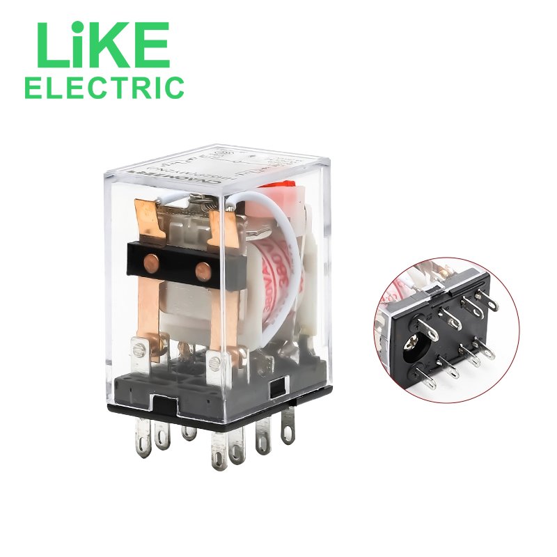 Miniature Power Relay HH54P 14pin with Socket PYF14A Ac220v Ac24v Dc24v Dc12v Ac110v 5a 3a MY4NJ MY4N-GS