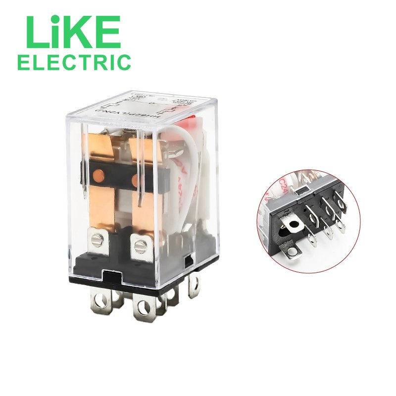 Miniature Power Relay HH54P 14pin with Socket PYF14A Ac220v Ac24v Dc24v Dc12v Ac110v 5a 3a MY4NJ MY4N-GS