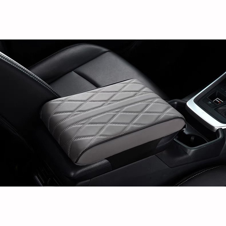Memory Foam PU Leather Car Armrest Console,Car Center Console Armrest Pillow,Armrest Box,Car Armrest Cover Car Center Console