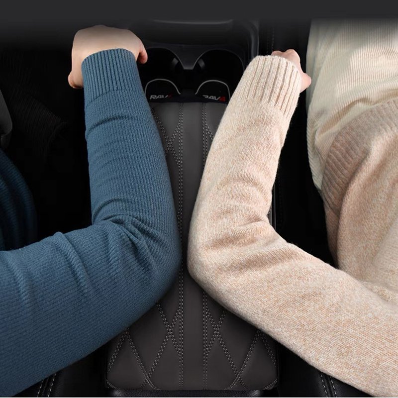 Memory Foam PU Leather Car Armrest Console,Car Center Console Armrest Pillow,Armrest Box,Car Armrest Cover Car Center Console