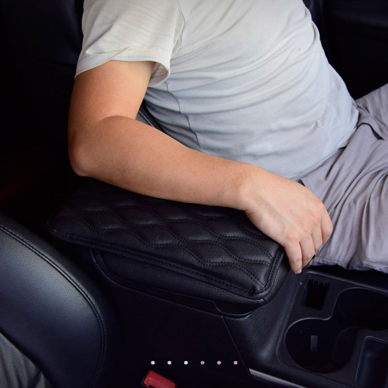 Automotive Armrest Cushion Interior Control Box Additional Cushion Protective Cover, Automotive Interior