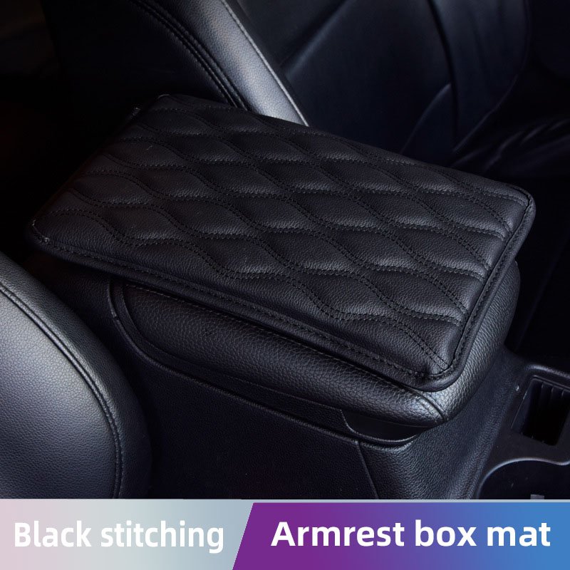 Automotive Armrest Cushion Interior Control Box Additional Cushion Protective Cover, Automotive Interior