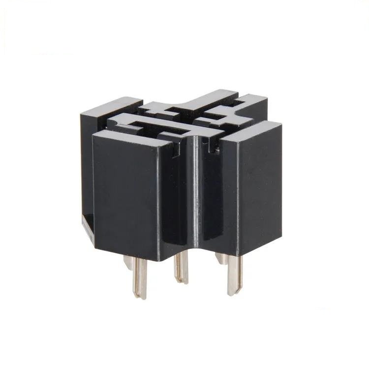 Pin Type Automotive Relay Socket PCB Circuit Board Socket with Insertion Spring HFV4 Base Welding Socket