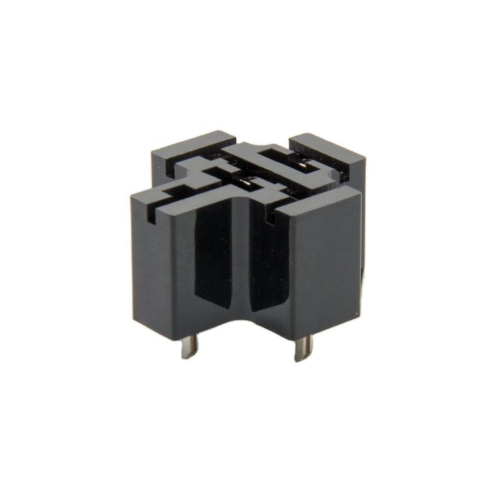Pin Type Automotive Relay Socket PCB Circuit Board Socket with Insertion Spring HFV4 Base Welding Socket