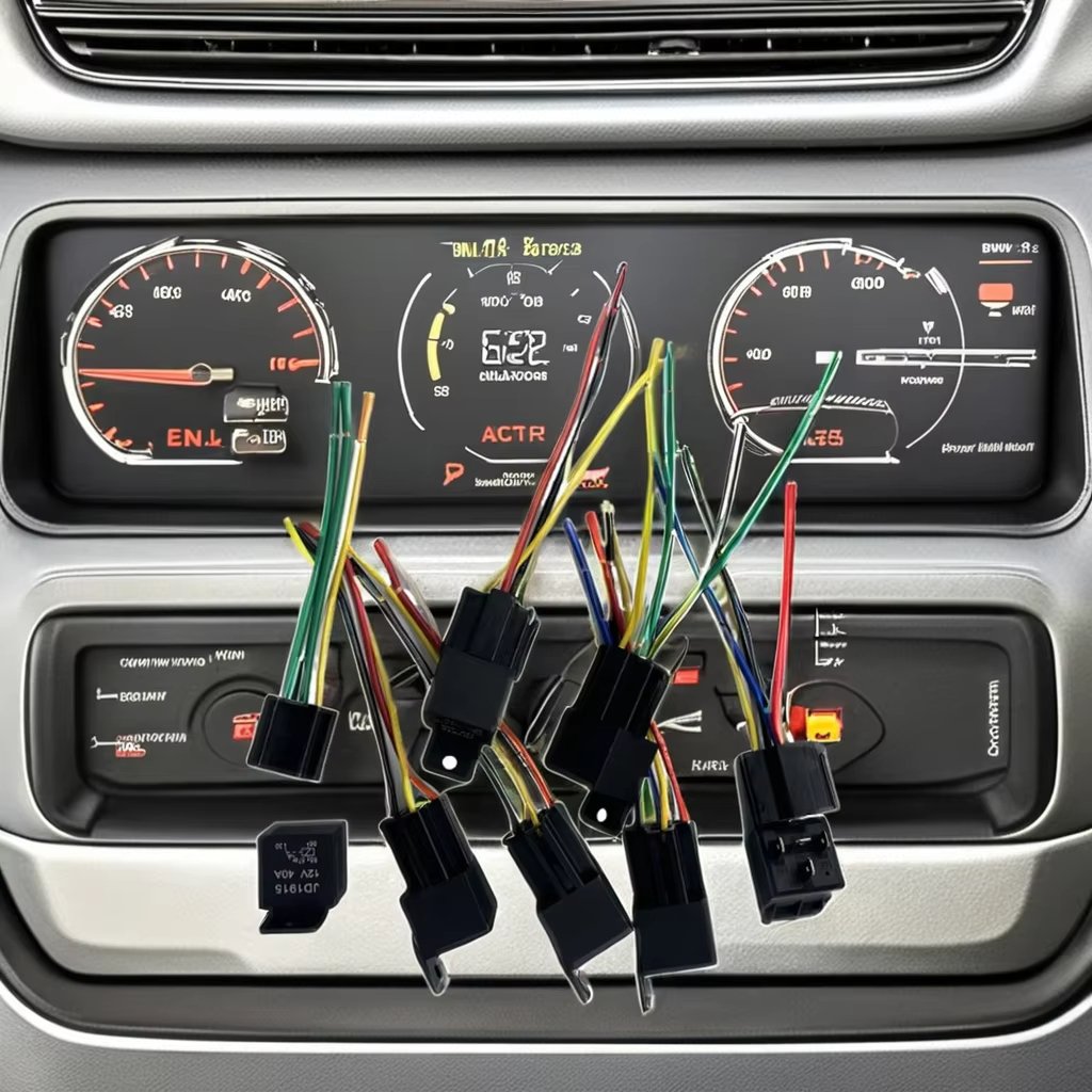 2024 Bulk Customized Miniature 12V 40A 5Pin Protective Wire Harness for Automotive Electromagnetic RelayQuality Product