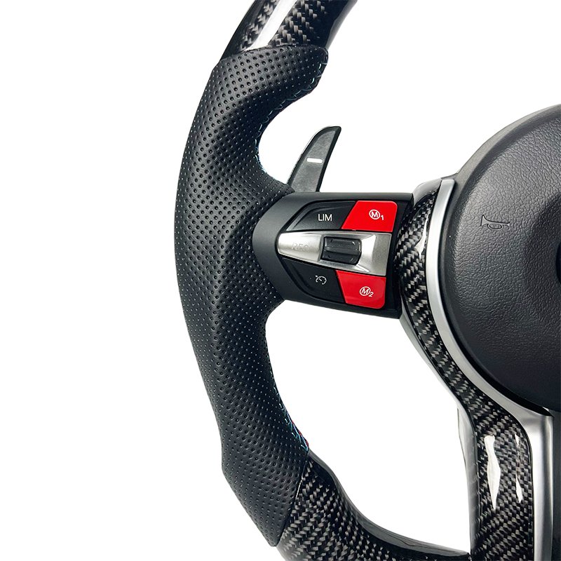 Competition LED display car steering wheel For BMW F30 F31 F35 F32 F10 F18 F20 Modified real carbon fiber steering wheel
