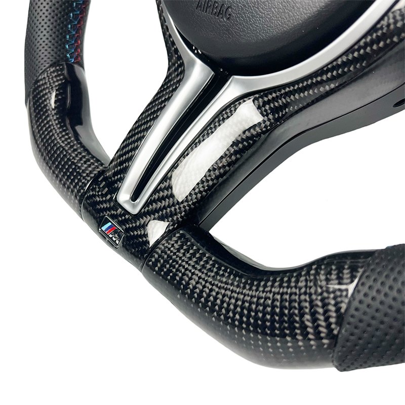 Competition LED display car steering wheel For BMW F30 F31 F35 F32 F10 F18 F20 Modified real carbon fiber steering wheel