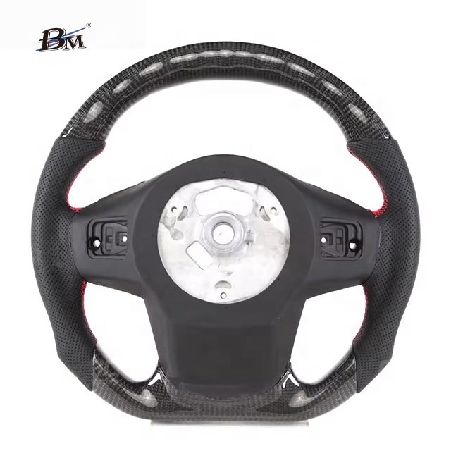 Classical 100% Real Glossy Carbon Fiber LED Sport Design Steering Wheels Fit For Toyota Car Supra 2019 2020 2021 2022 2023 2024