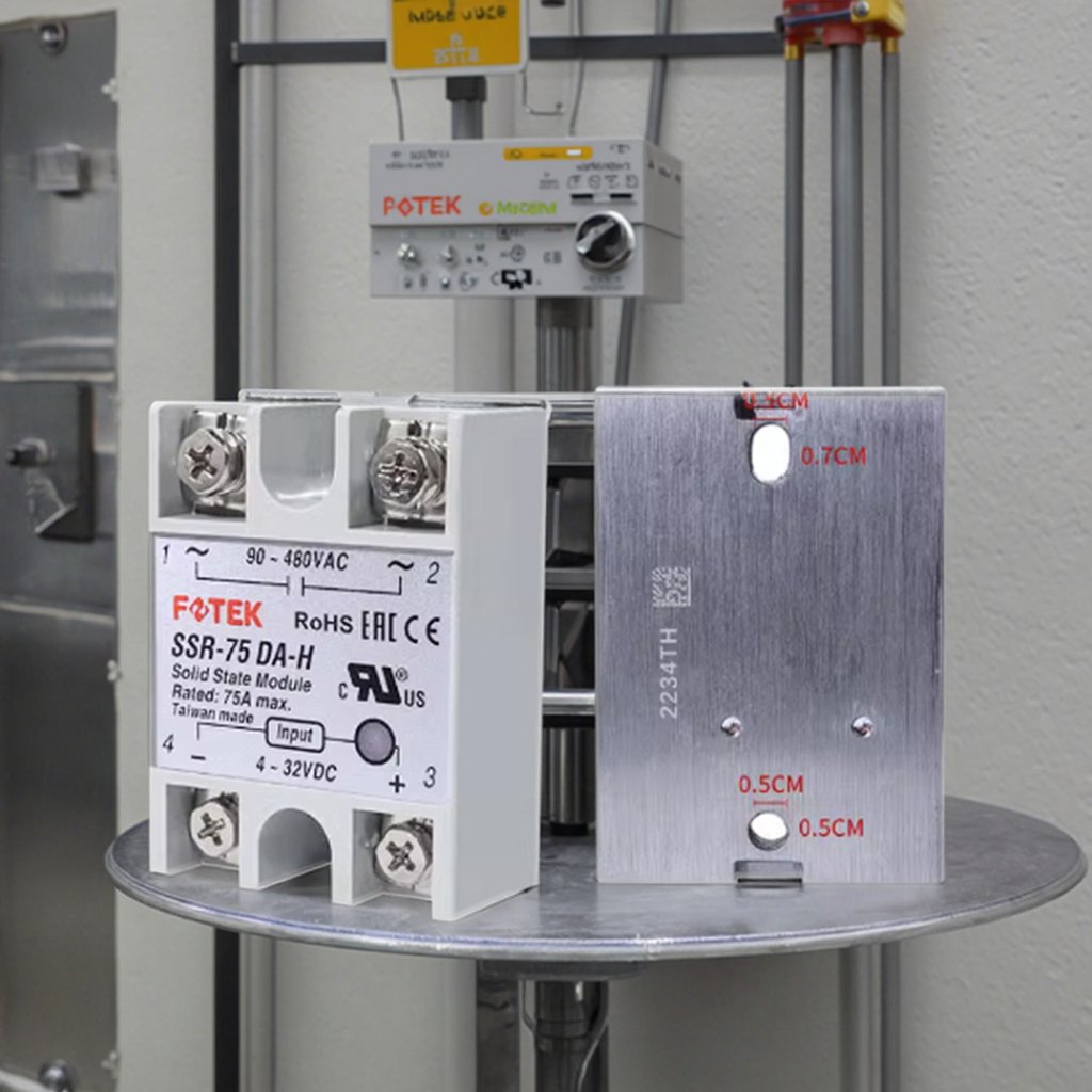 FOTEK Original Taiwan Yangming Single-Phase Solid State Relay SSR-75DA-H/10DD/40AA//75DA-H for Protective Usage