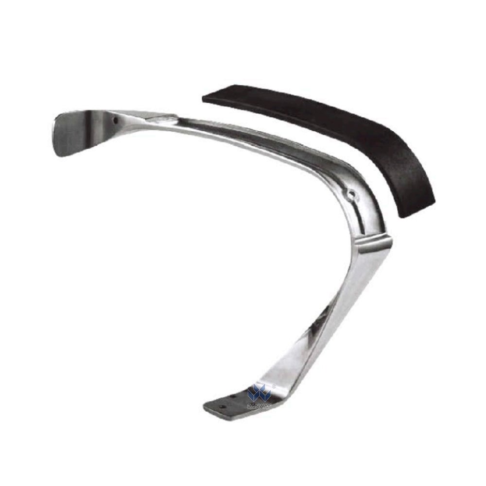 Factory Direct Sale Office Chair Metal PU Surface Aluminum Alloy Office Chair Fixed Armrest
