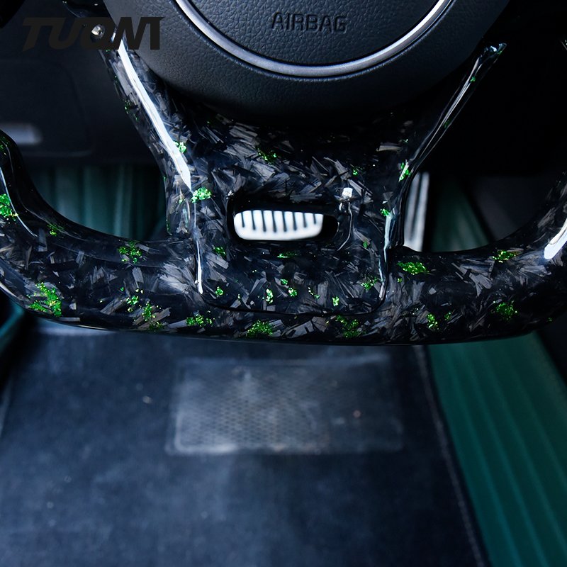New Product 2022 Black Perforated Leather Material Car Modification Steering Wheel For Kia K5