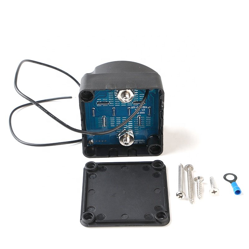 Dual Battery Isolator 12V 125A Voltage Sensitive Relay Disconnect Kill Switch for Marine Car ATV UTV RV Boat