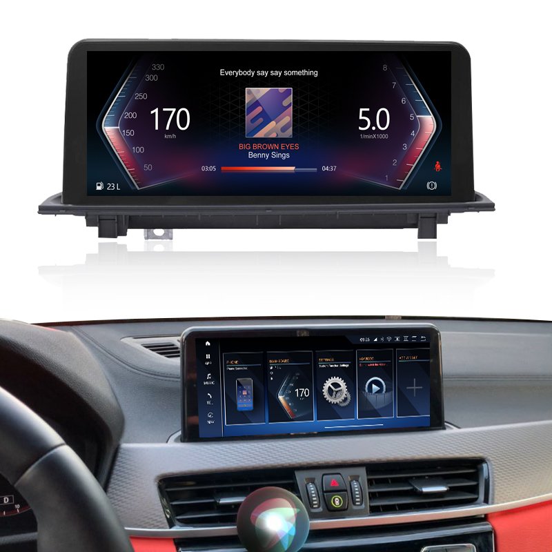 KANOR 10.25" 8core 8+256GB rom gps navigation android 13.0 for bmw x1 f48 car multimedia system