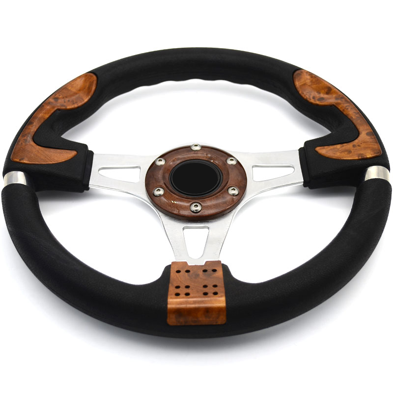 Colorful Hot Universal Quick D Shape Racing Car Steering Wheel Car Modify Racing Steering Wheel Car For TRD Jeep And Decoration