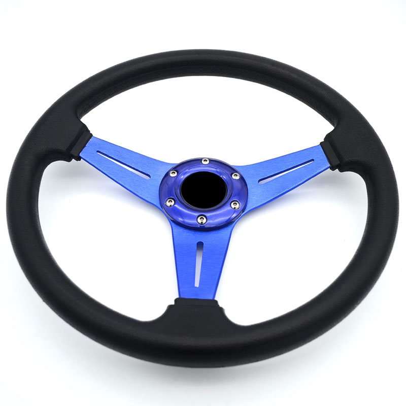 Colorful Hot Universal Quick D Shape Racing Car Steering Wheel Car Modify Racing Steering Wheel Car For TRD Jeep And Decoration