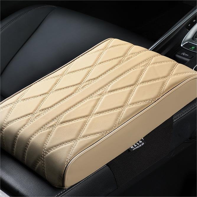 Universal Leather Car Armrest Pad Memory Foam Car Center Console Armrest Elbow Rest Box Cushion Hand Support